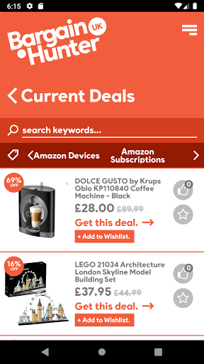 Bargain Hunter UK Screen 2