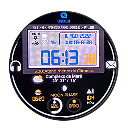 C04 - Classic Digital Watch Logo