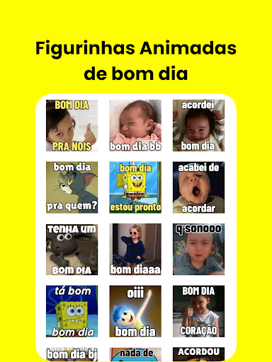 Figurinhas bom dia - WASticker Screen 2