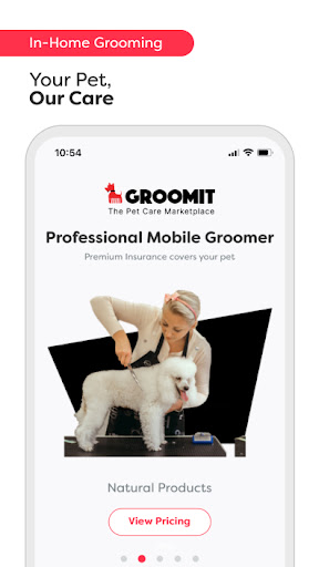 GROOMIT - Pet Care Marketplace Screen 2