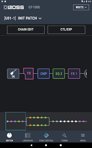 Screenshot of BTS for GT-1000