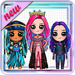 Cover Image of Tải xuống How To Draw Cute Descendants 2.0 APK