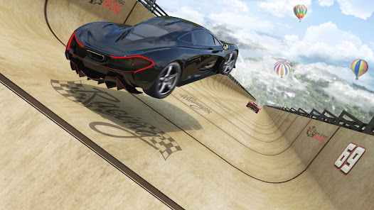 Captura 9 Mega Car Stunt Race 3D Game android