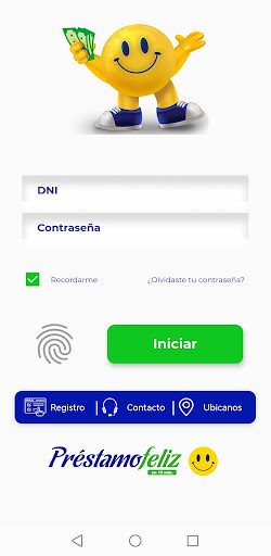 Android application Préstamo Feliz screenshort