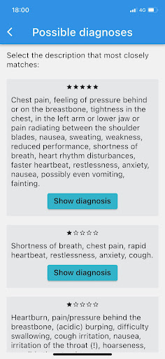 GP Diagnosis Screen 3