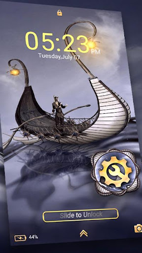 Viking Ship Launcher Theme Screen 3
