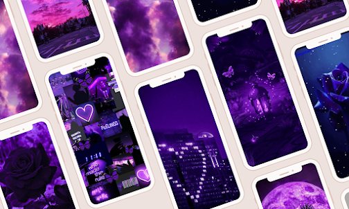 purple theme wallpaper