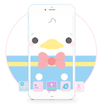 Cover Image of Download Adorable Duck Face Emoji Theme 1.1.4 APK