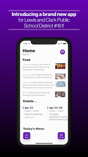 Android application Lewis & Clark School District screenshort