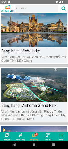 MegaLand.vn Screen 2