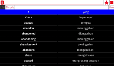 English To Malay Dictionary App