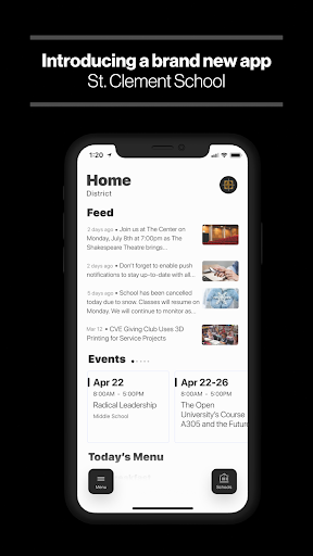 Android application St Clement School screenshort