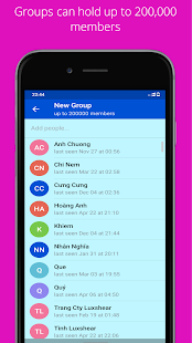 Chat and Video call app Screenshot