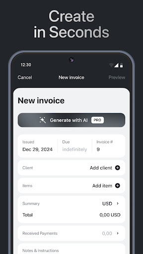 Smart Invoices & Estimates screenshot 3