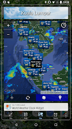 World Weather Clock Widget