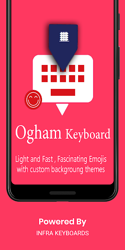 Android application Ogham Keyboard by Infra screenshort