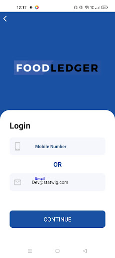 FoodLedger Screen 2