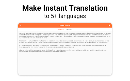 Screenshot of Audio Writer: Speech to Text