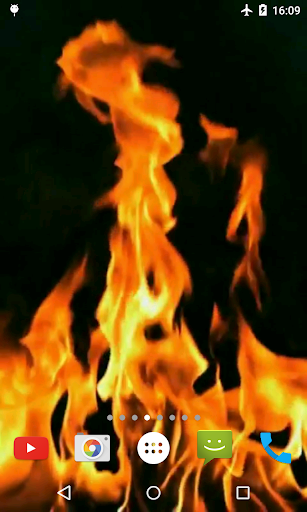 Android application Fire Video Live Wallpaper screenshort