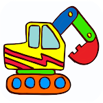 Cover Image of Download Construction Vehicles Coloring  APK