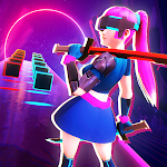 Cover Image of Télécharger Cyber Beat Ghost Slasher  APK