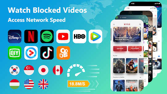 Free VPN Super MOD APK -Fast & Secure (Premium Unlocked) Download 4