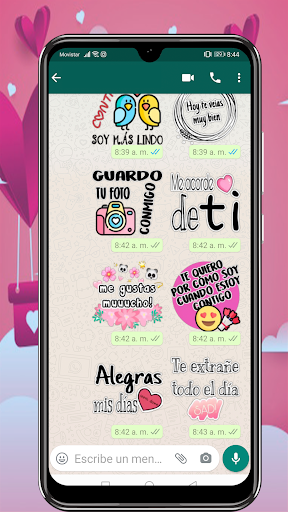 Stickers de Amor con Frases Gratis