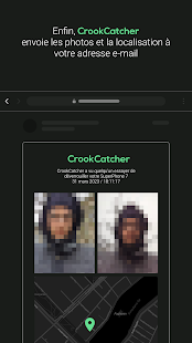 CrookCatcher — Antivol Capture d'écran