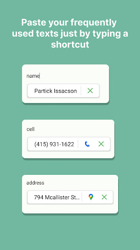 Android application Texpand: Text Expander screenshort