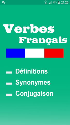 Android application Conjugaison - Verbes Français screenshort