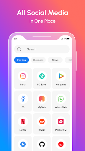 Android application All Messages - All Social App screenshort