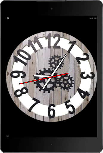 Screenshot of Huge Analog Clock