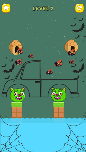 Android application Dog Escape - Draw Line to Save screenshort