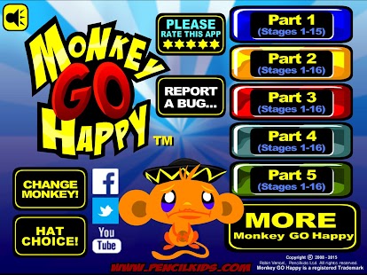 Monkey GO Happy Екранна снимка