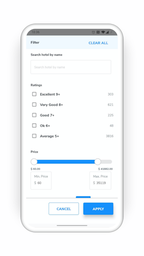 Screenshot of LockTrip