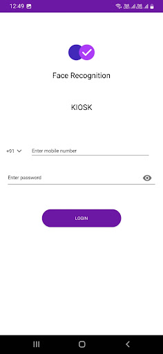 AttendNow KIOSK Screen 2
