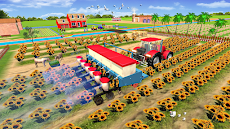 現代のトラクター農業シミュレーター：脱穀機ゲームのおすすめ画像5