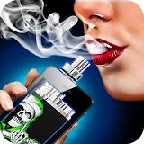 Virtual Vape smoking joke icon