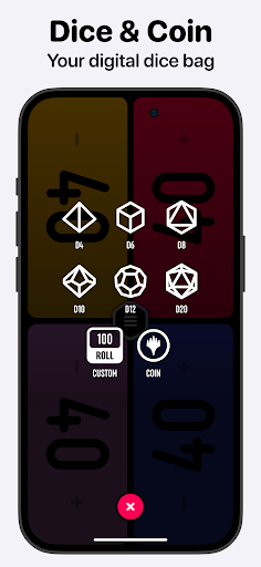 MTG Life Counter App: Lotus Screenshot