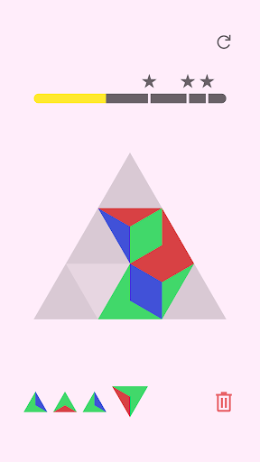 Android application Tiling Puzzle - A Color Jigsaw screenshort