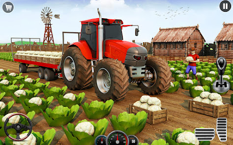 Farming Game-Tractor Simulator androidhappy screenshots 2