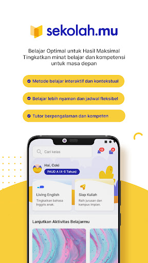 Android application Sekolah.mu Blended Learning screenshort