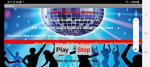 SUPATRAX Radio Screen 2