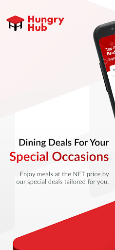 Android application Hungry Hub - Dining Offer App screenshort