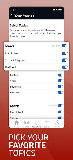 Screenshot of QCOnline