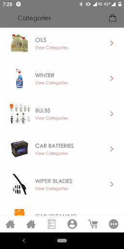 HWB Car Parts Screen 2