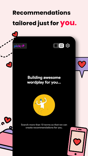 pickP - Pickup lines for Tinde Screen 3