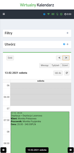 Wirtualny Kalendarz Screen 2