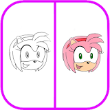 How to Draw Amy Rose - Sonic icon