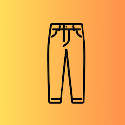 图标图片“stacked jeans”